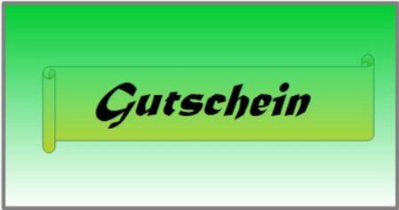 Liebevoll verpackter Gutschein neben einem Keramikstück